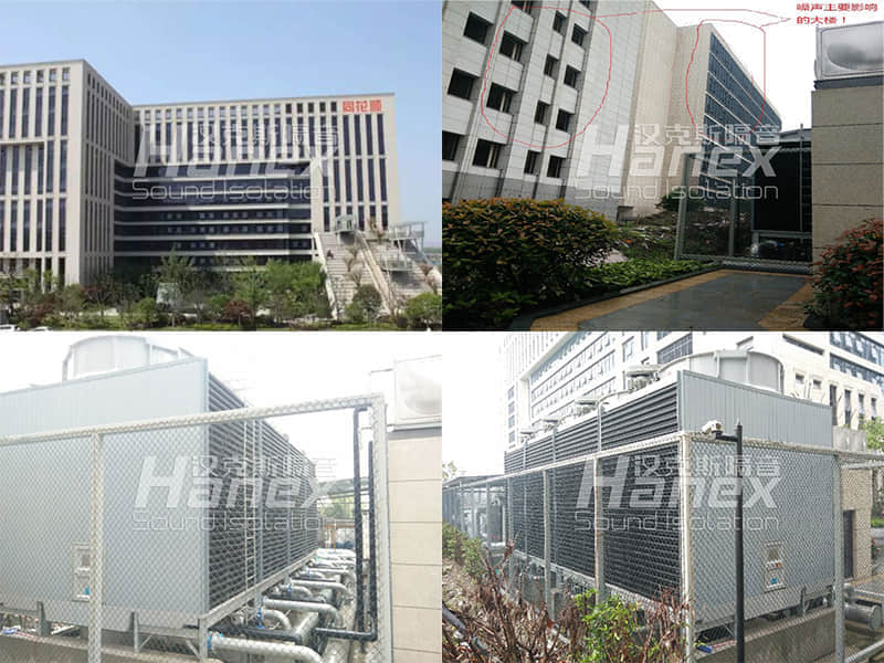 冷卻塔隔音降噪工程案例-杭州同花順數據中心一期